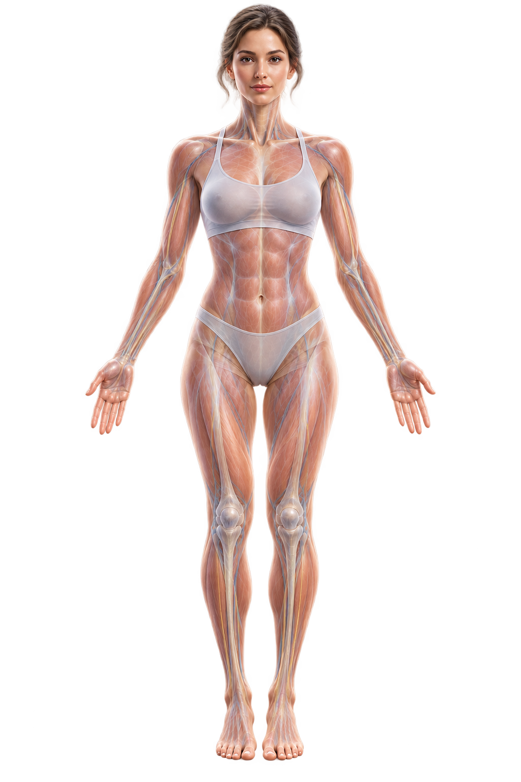 Body diagram — tap a label to explore treatments